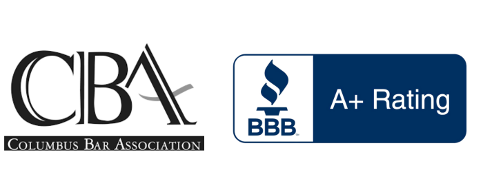 Columbus Bar association and A plus BBB rating